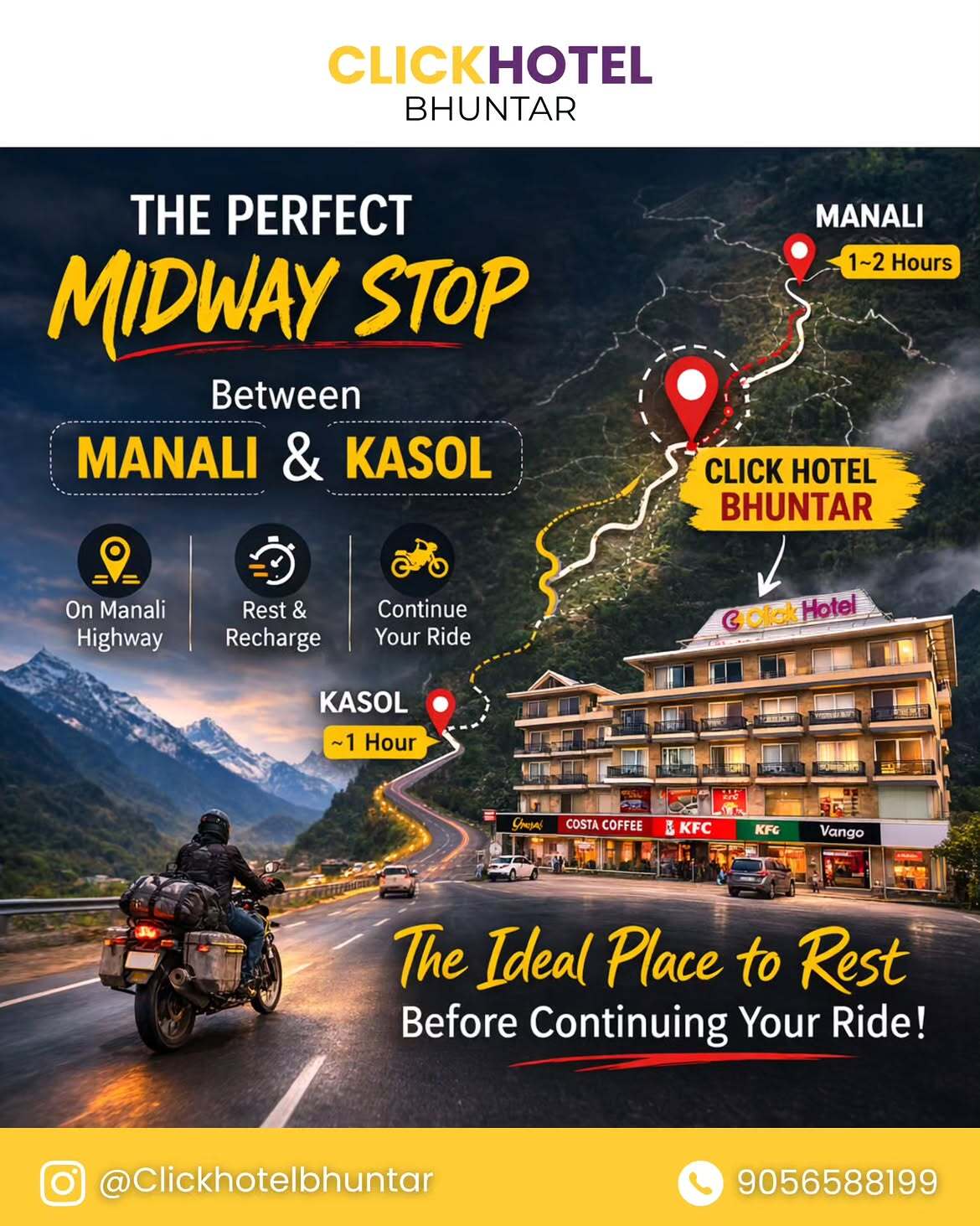 Click Hotel Bhuntar, cover slide